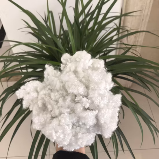 3D-15D複合中空糸短ポリエステル繊維または中実繊維